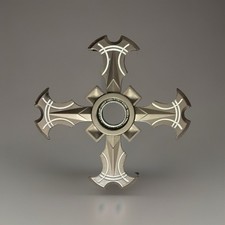 Cross Fidget Hand Spinner Zinc Alloy Hand Finger Stress Reliever Spinner Toys