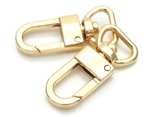 4pcs Swivel Snap Hook Push Gate Lobster Clasps Quality Clips Bag Charm for Cr...