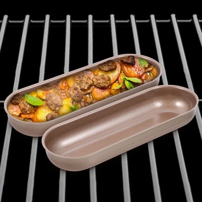 3 Stücke Hot Dog Form Langes Brot Antihaft-Toastform Ofen Toast Backform