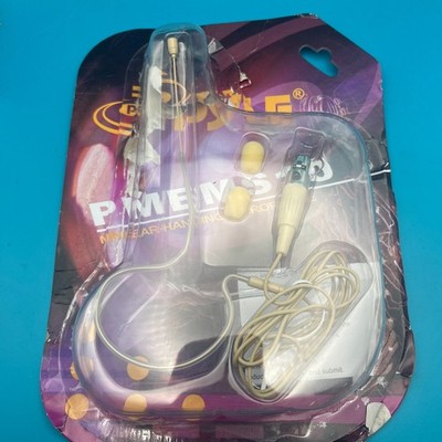 Pyle PMEMS10 Mini Ear Hanging XLR Omni-Directional Microphone Shure Box is Rip