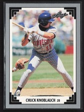 1991 Leaf - Chuck Knoblauch #396 Series 2 Minnesota Twins