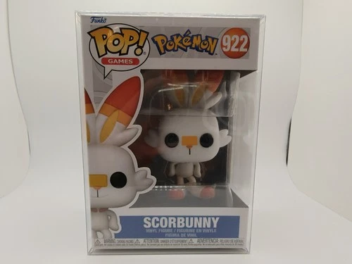 Funko POP! Games Pokemon SCORBUNNY #922 with Box Protector