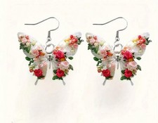 Butterfly Floral Earrings