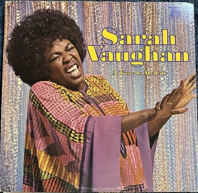 Sarah Vaughan - A Time In My Life LP Mainstream 1971 Soul Vocals Vinyl EX