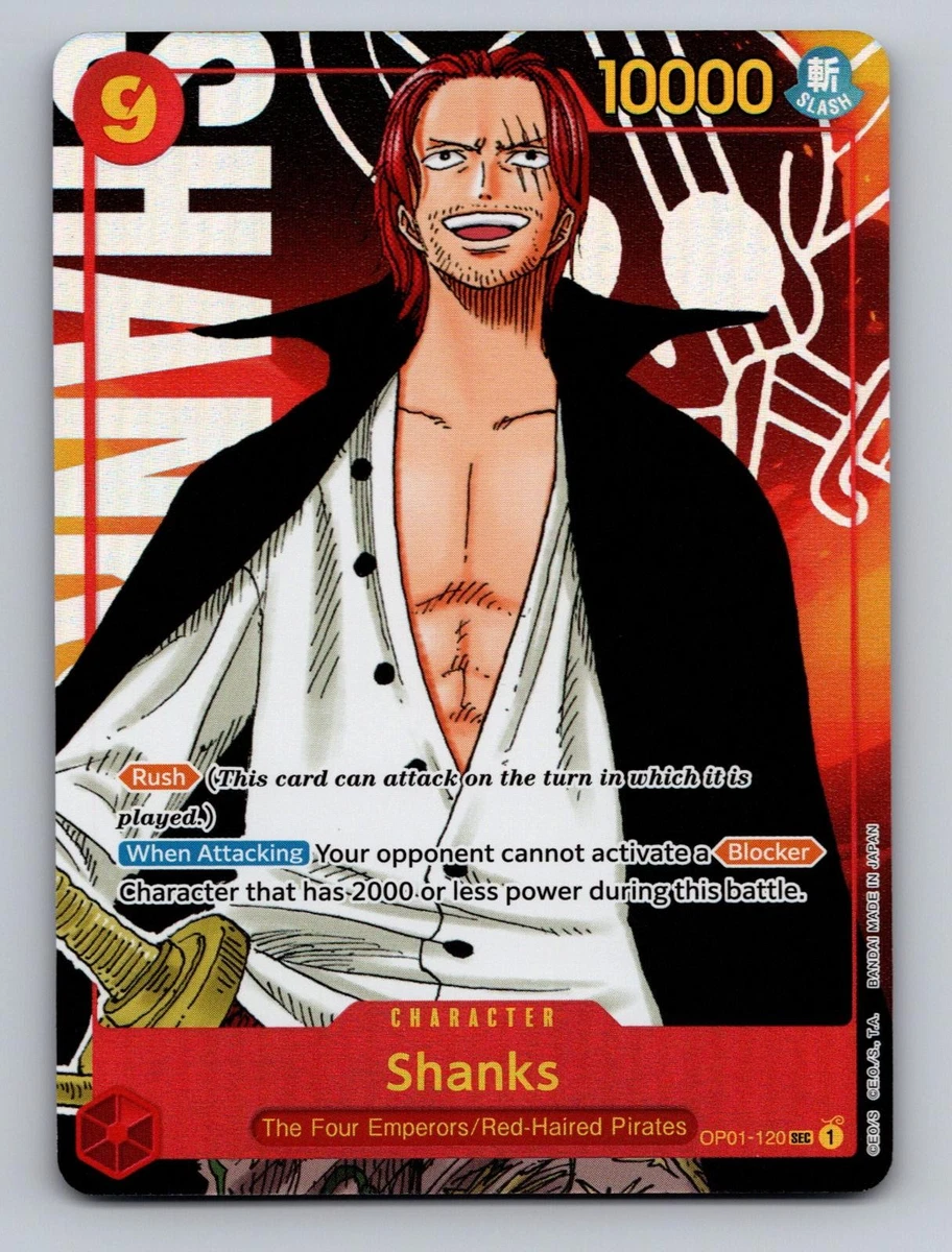 Shanks OP01-120 Romance Dawn for sale | eBay