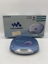 Sony Walkman D-E351 Blau mit OVP und Anleitung Kult Sammler Tragbarer CD Player