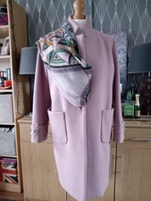 M.L.S fs Women's Coat Size 10-12, Dusty Pink+SCARF FREE! 