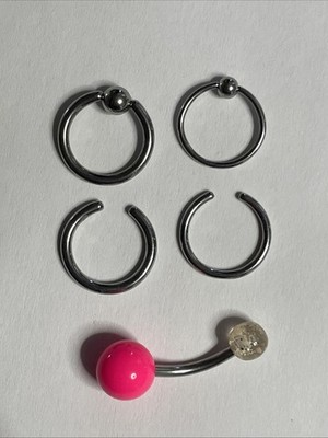 Bellybutton Rings Various Gauge
