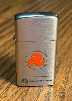 Vintage Merck Sharp & Dohme Barlow Advertising Lighter