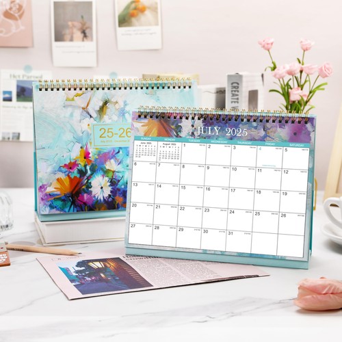 2025-2026 Desk Calendar - Standing Flip Desktop Calendar 2025-2026, JUL. 2025... - 第 2/7 張圖片