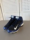 Nike Huarache Youth 6Y Baseball Cleats Lace Up With Hook And Loop Blue Fast Flex