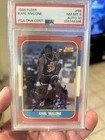 1986 Fleer Karl Malone #68 Signed And Inscribed PSA 8 Auto 10