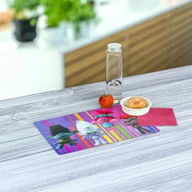 Zak Designs Trolls Movie Placemat – Poppy, Branch & Friends, BPA-Free - Image 3 of 3