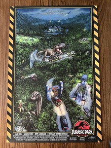 ジュラシックパーク ワールド ポスター MONDO BNG シルクスクリーン Jurassic Park Poster – Mondo