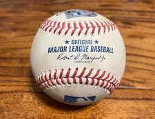 Shea Langeliers A's Game Used Baseball 7/26/2025 vs Astros Brown Hit Ground Out