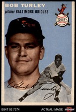 1954 Topps #85 Bob Turley Orioles RC 5.5 - EX+