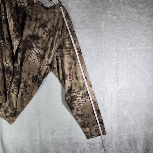Kryptek Shirt Mens Size 2XL XXL Brown Highlander Camo Hoplite Base Layer Hunting - Picture 9 of 11