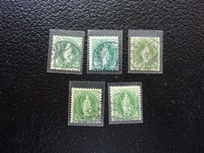 SUISSE - timbre yvert/tellier n° 72 x5 obl (A101)