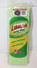 Libman Gator Mop Refill Head Tear Resistant Sponge Green Genuine NEW! Sealed!
