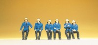 Sitzende FeuerwehrmäNner, Preiser 14207