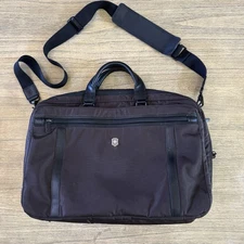 Victorinox Werks Pro 2.0 2 Way Carry Laptop Bag Briefcase Earth Brown
