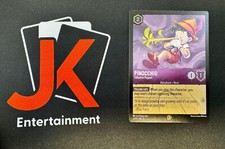 Lorcana Pinocchio Talkative Puppet Promo Card