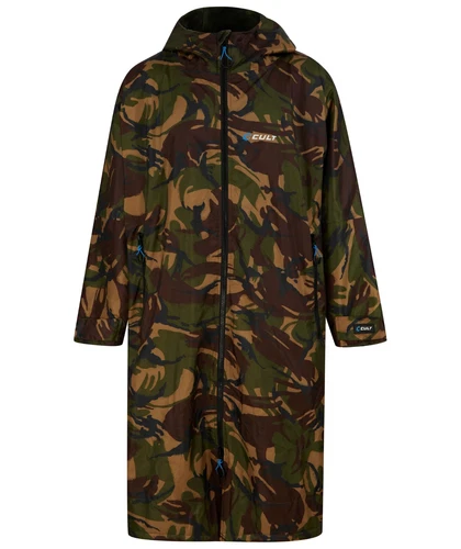 Cult Tackle Technical Bivvy Coat - All Sizes - DPM Camo - Carp Fishing Outdoor