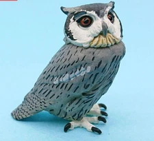 Kaiyodo Capsule Q Museum Mini Figure African Gray Owl import Japan