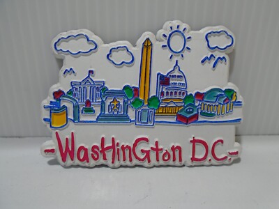 WASHINGTON DC 3.5'' X 2.5'' MAGNET UNBRANDED (MF12)