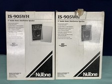 lot of 2 NuTone IS-905WH 5in Inside Music Distribution Speaker new in open box.
