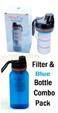 Portable Universal Water Bottle Filter Kit - Outdoor Purifier Filtration System