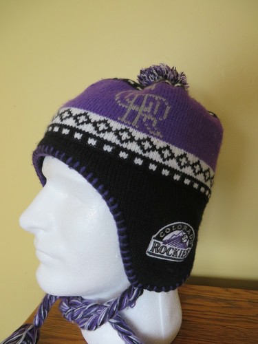 Colorado Rockies Beanie Toboggan Hat 