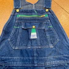 Liberty Denim Bib Overalls Blue Jean Work Wear Size 38 Carpenter Vintage