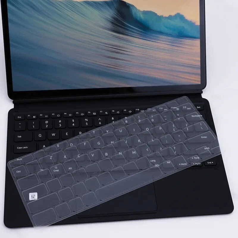 Clear TPU Keyboard Cover For Samsung Tab S7 FE S8 S9 S10 PLUS S8+ S9+ S10+ 12.4" - Image 3 of 4