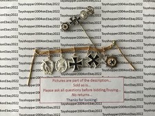German WW2 Veteran 1957 Dress Chain with 16mm Awards and Stickpin Grouping