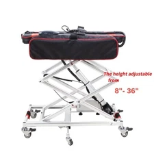 portable rechargeable mini lift.Transfers wheelchair,scooter into the trunk