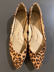cheetah print pointed flats