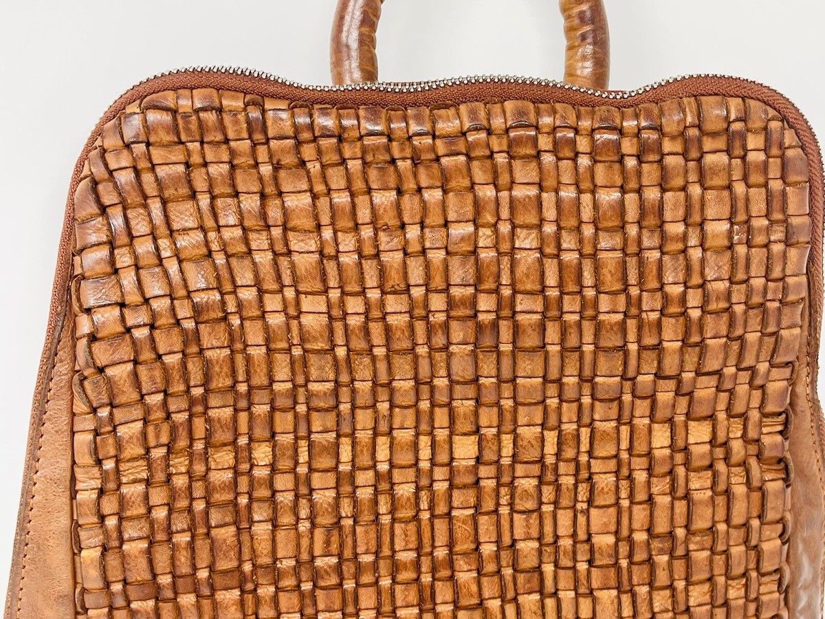 Anthropologie VILENCA HOLLAND BACKPACK Bag “Emilia” Cognac Leather