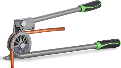 1/2  OD Tubing Bender Roller Type Pipe Bender 180° HVAC Copper Aluminum Tube Ben