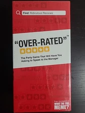 OVER-RATED Adult Party Card Game from the Makers of What Do You Meme?