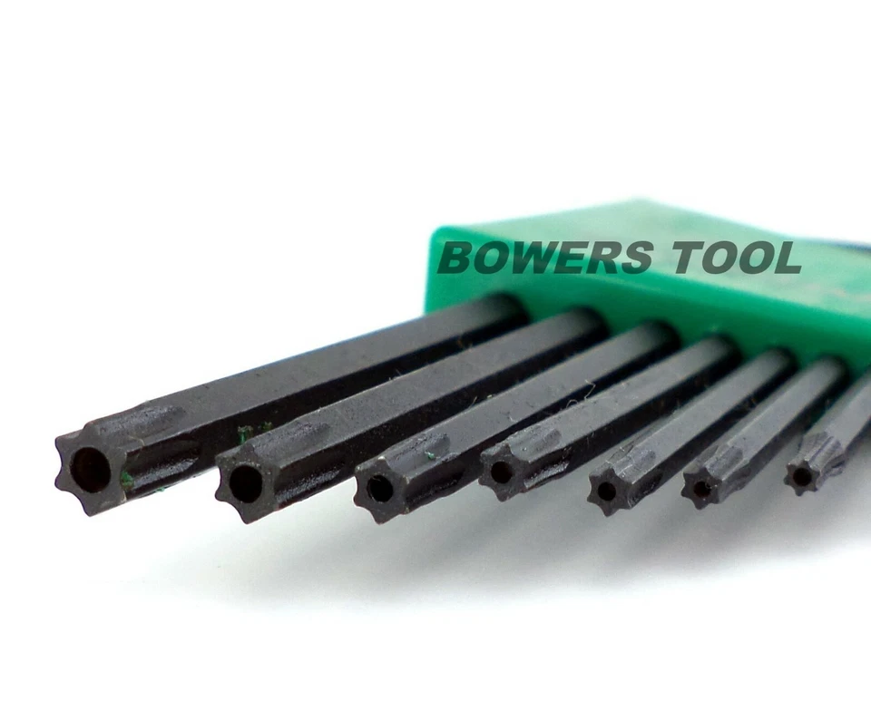 Bondhus 7pc Tamper Resistant Torx Star L Wrench Set T7-T25 MADE IN USA 32431 - Image 2 of 3