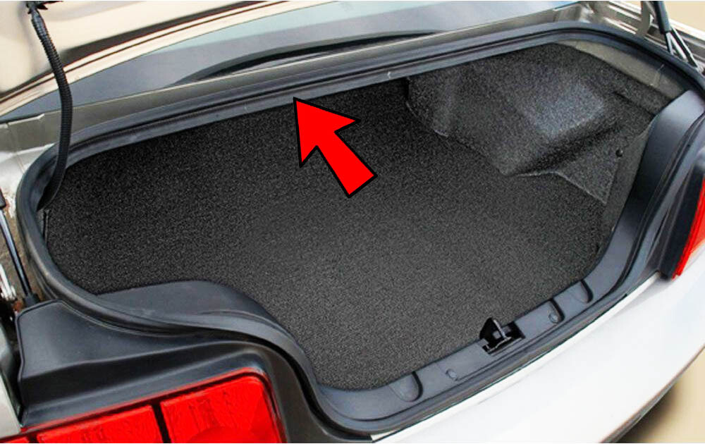 Mustang Trunk Weatherstrip New Trunk Weatherstrip Seal For 2005-2014 Ford Mustang Coupe &amp; Convertible &ndash; Direct Fit Ford Mustang Trunk Weatherstrip