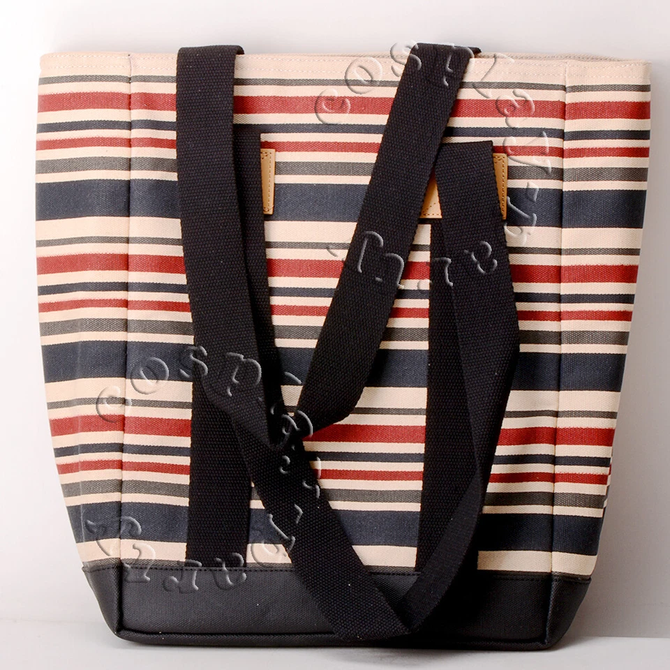 Bolso de Transporte Verde + Gris Rayas Recubrimiento Encerado Lona para MacBook Pro 13" Foto 2 de 2