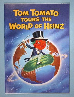 1970 Heinz Aristocrat Tom Tomato Tours the World Activity Coloring