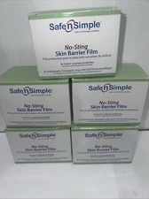 Safe n Simple SNS00807 Skin Barrier Wipes 115 Wipes 5 Boxes  exp 2026 NEW