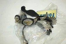 NEW Formay BK Steerhead Jinglebob Spurs Scalloped Band Gold Tine 182816BK