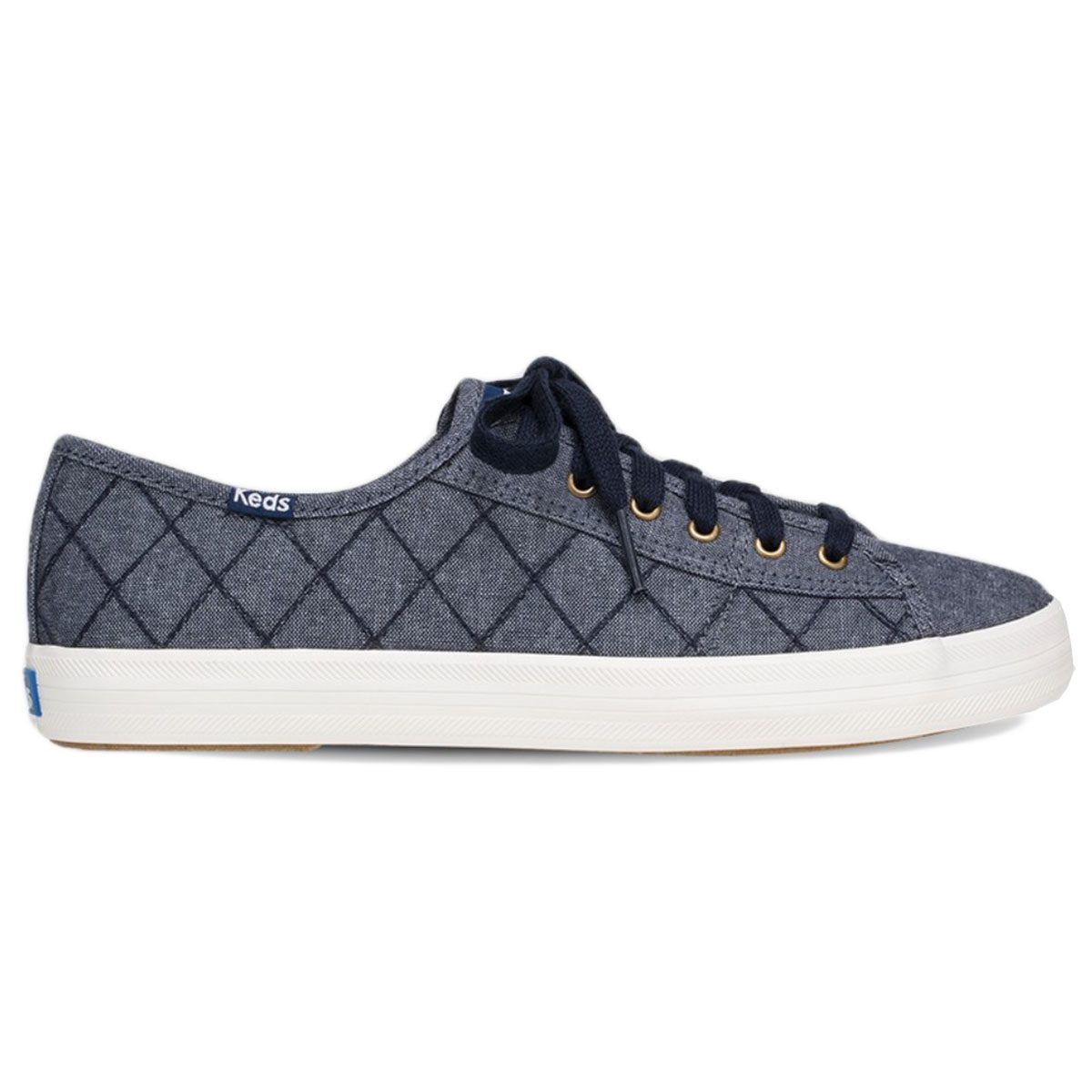 Keds Women's Kickstart Quilted Chambray Sneakers WF60766