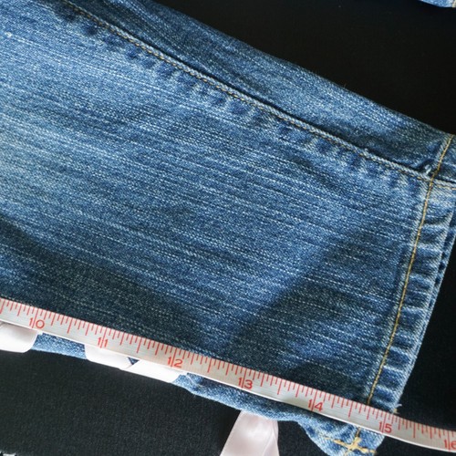 NEW Gymboree Y2K Heart Ribbon Embroidered Denim Capris Blue Kids Size 4 - Picture 10 of 11