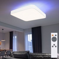 Deckenlampe Deckenleuchte Wohnzimmerlampe Rgb Backlight Dimmbar Nachtlicht Led