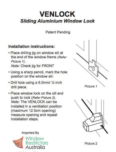 10 x Levcol Aluminium Sliding Window Restrictor Lock LC888 / LCVENLOCK-Free Post Foto 3 de 4